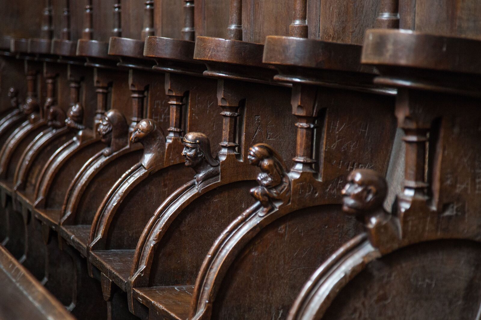 Canon EF 24-105mm F4L IS USM sample photo. Choir stalls, religion, christianity photography