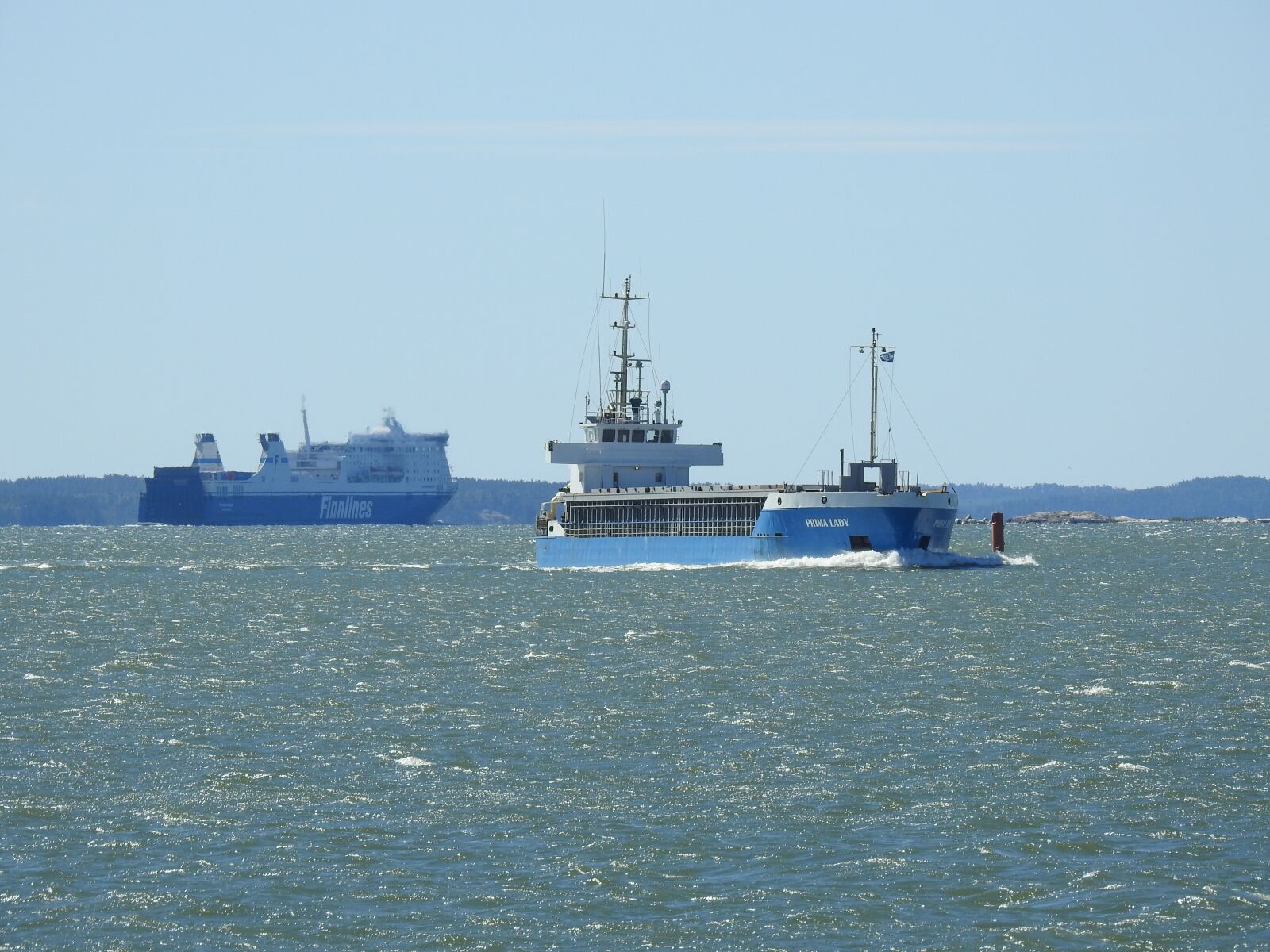 Nikon Coolpix P900 sample photo. Ship, sea, sky photography