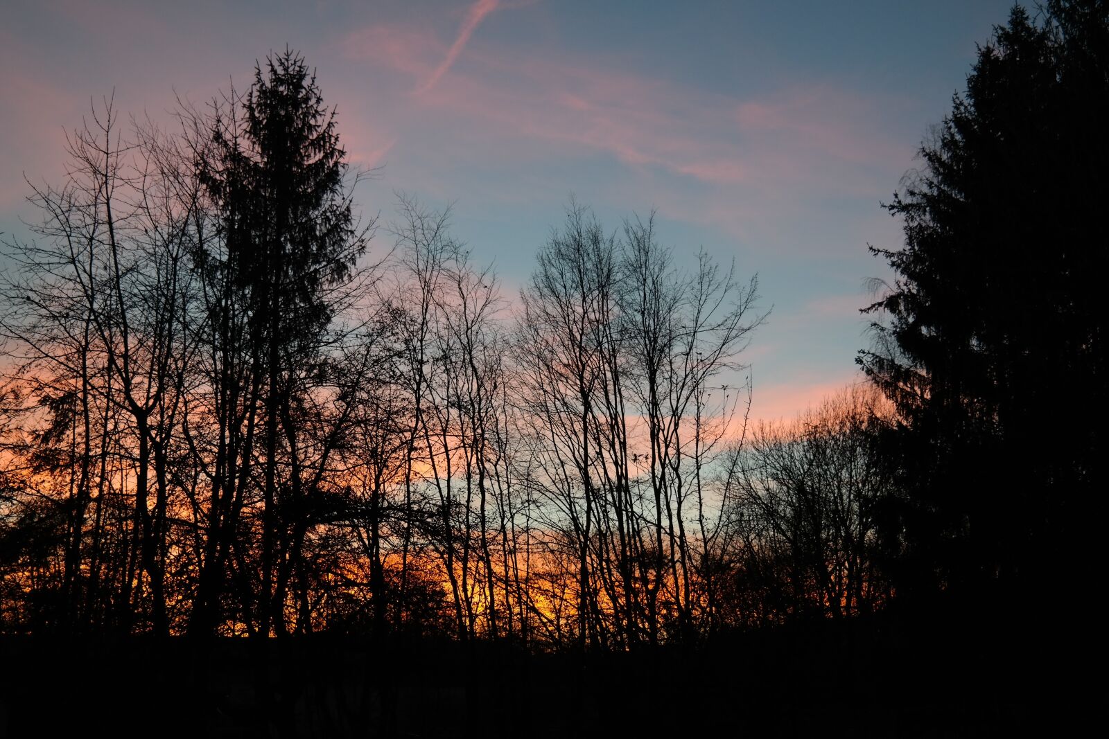 Samsung NX300 sample photo. Sunset, afterglow, evening sky photography