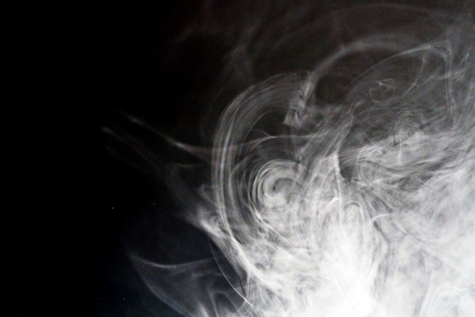 Nikon D3100 sample photo. Smoke, curl, abstract photography