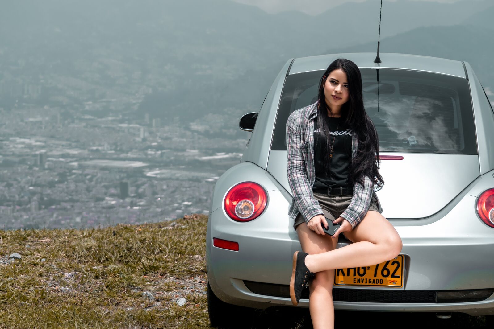 Nikon D500 sample photo. City, auto, girl photography