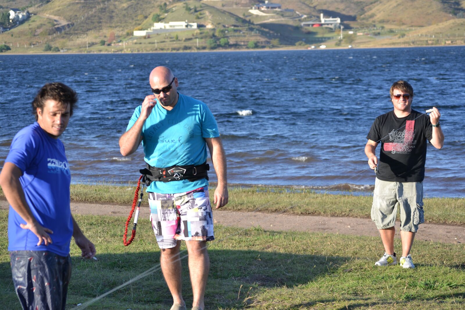 Nikon D3100 sample photo. Lake, kite surf, wind photography