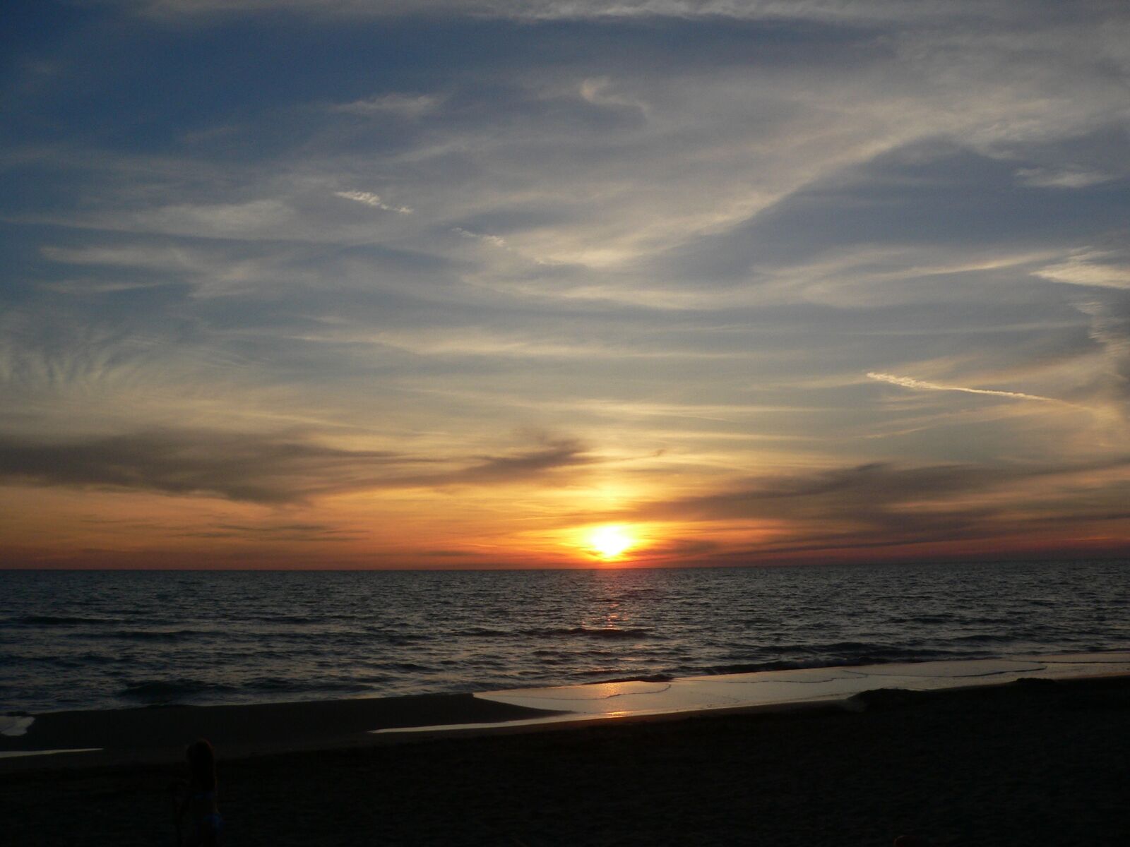 Panasonic DMC-FZ20 sample photo. Sunset, sea, sunset colors photography
