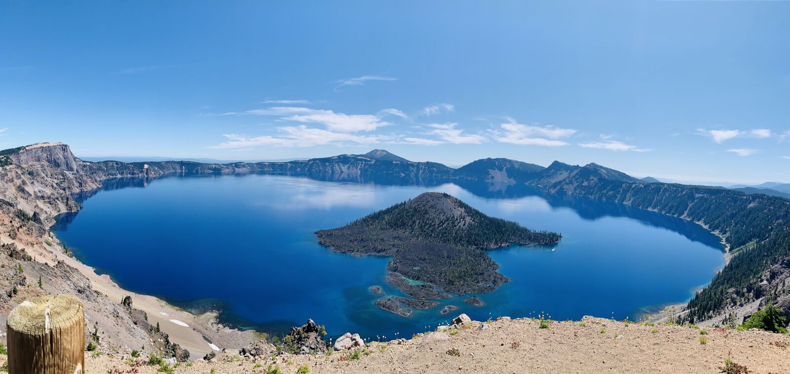 Apple iPhone XS + iPhone XS back camera 4.25mm f/1.8 sample photo. Crater lake national park photography