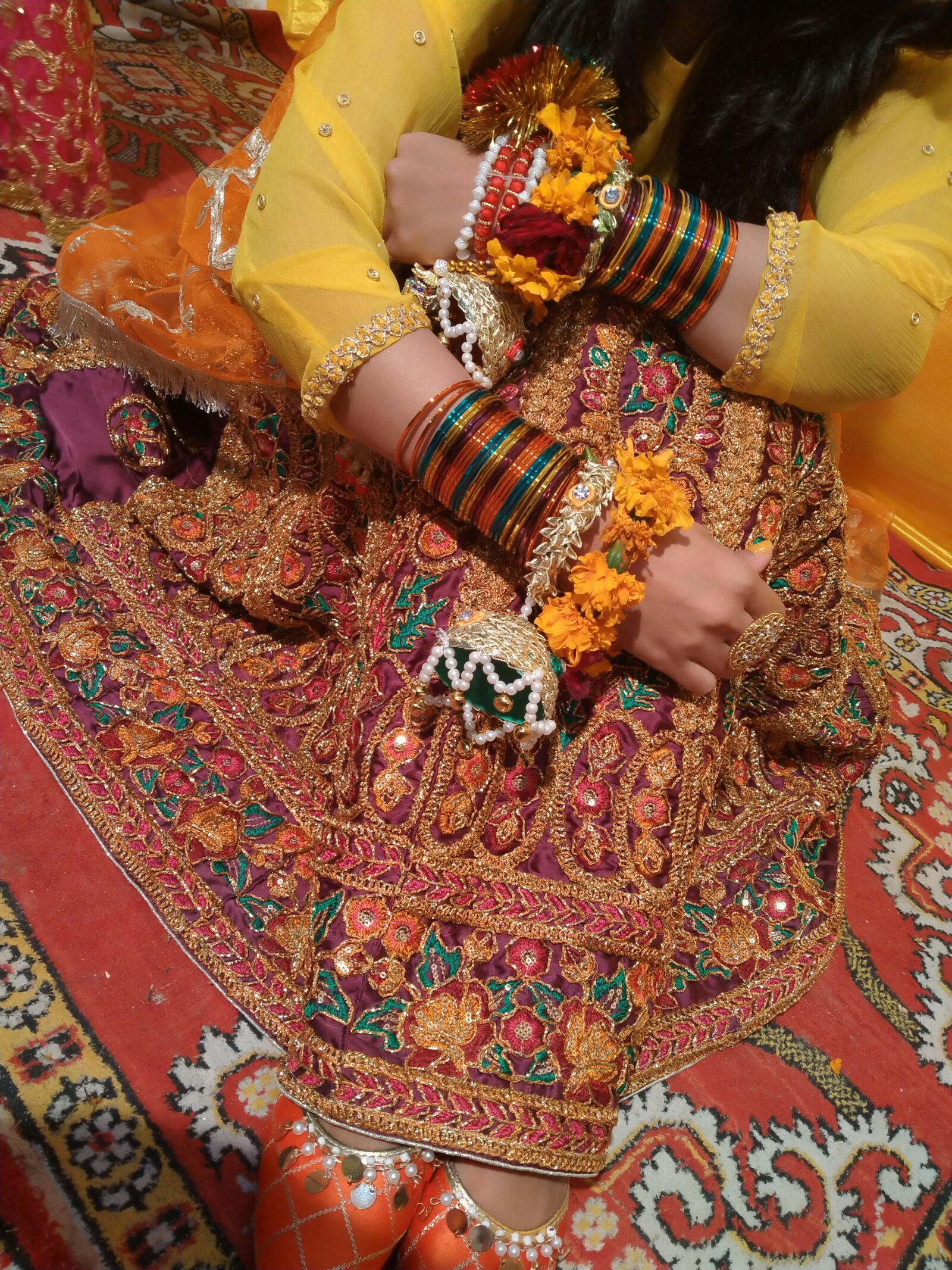 OPPO A5 2020 sample photo. Mehndi, wedding, wedding mehndi photography
