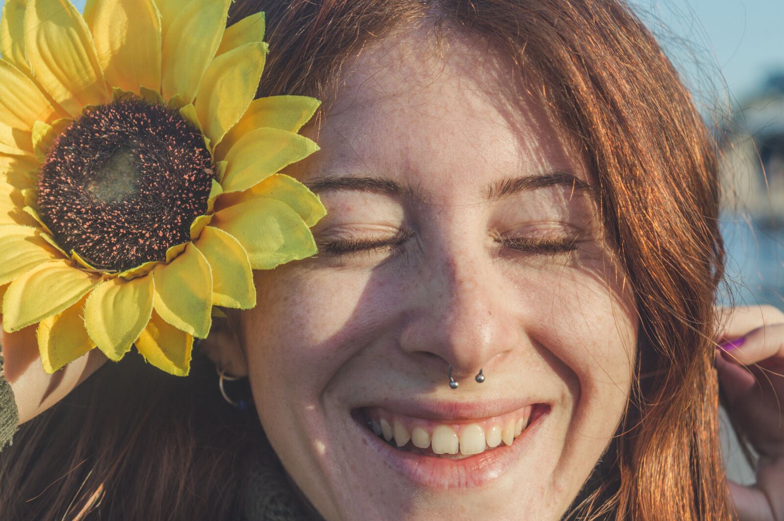 Nikon D3200 sample photo. Redhead, smile, girl photography