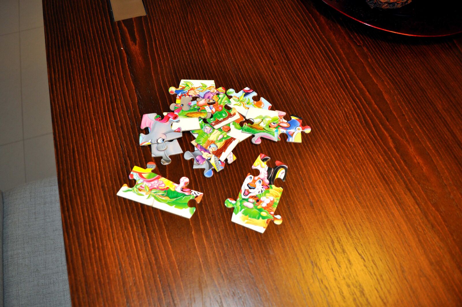 Nikon D5000 sample photo. Puzzles, children photography