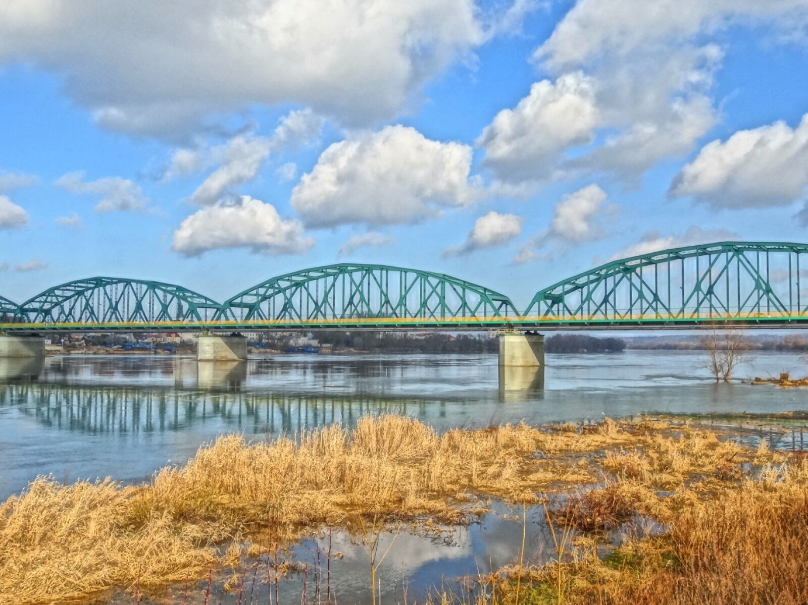 Sony Cyber-shot DSC-HX20V sample photo. Bridge, bydgoszczy, vistula photography