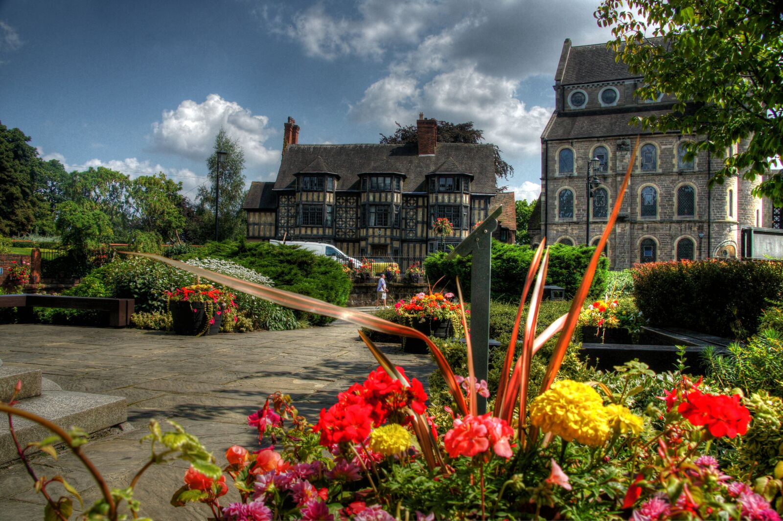 Sony Alpha DSLR-A450 sample photo. Shrewsbury, shropshire, town photography