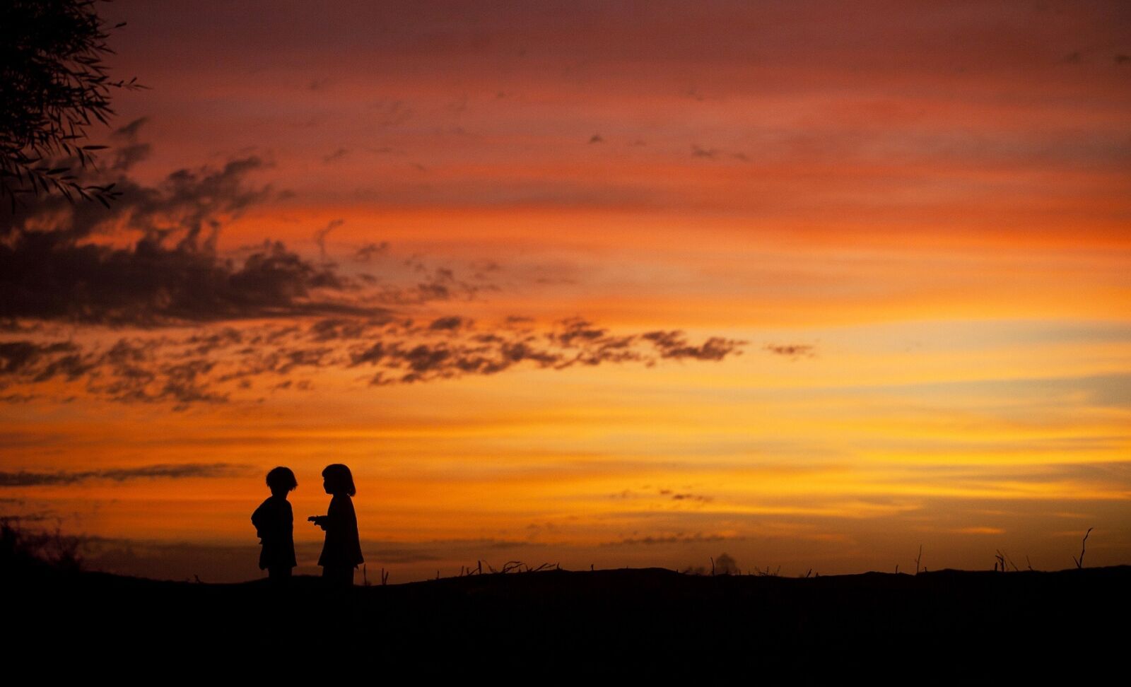 Canon EOS 5D Mark II sample photo. Sunset, landscape, silhouettes photography