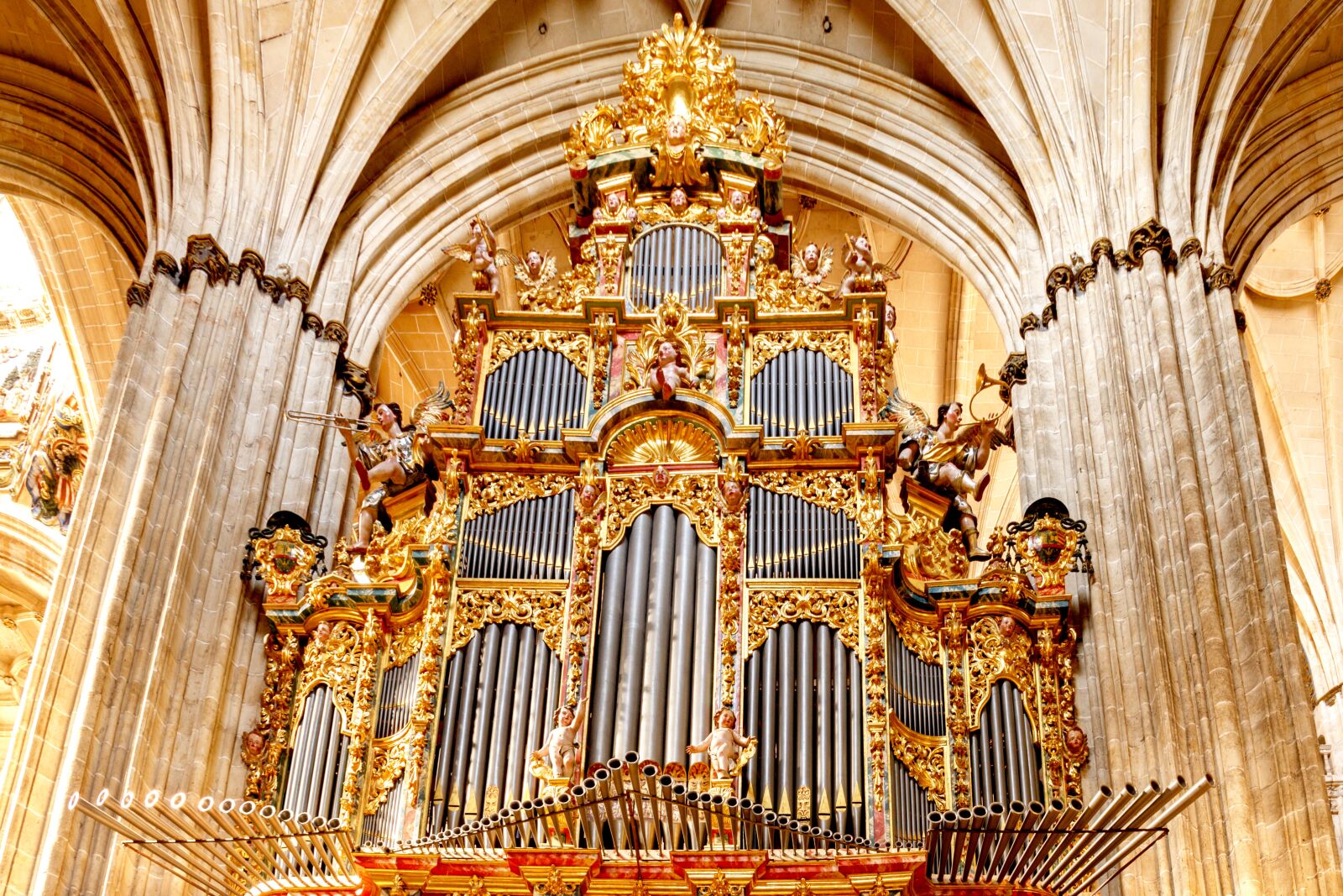 Canon EF-S 18-200mm F3.5-5.6 IS sample photo. Organ, church, cathedral photography