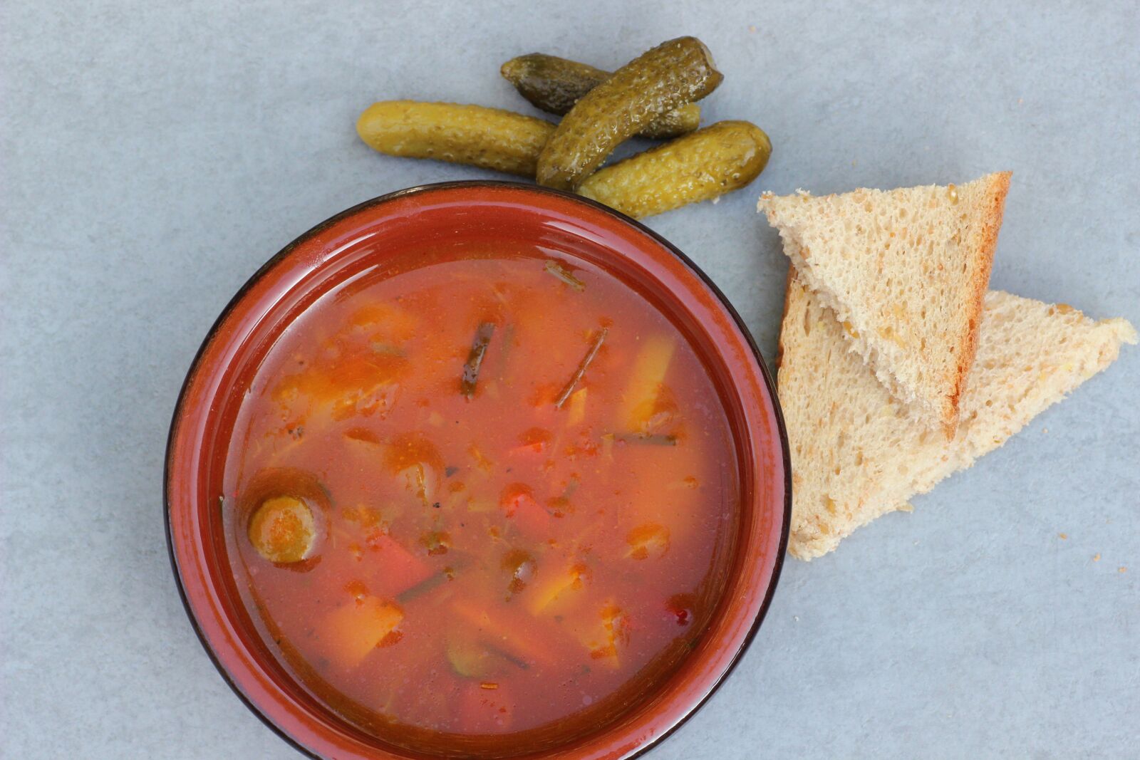 Canon EOS 600D (Rebel EOS T3i / EOS Kiss X5) sample photo. Soljanka, soup, russian vegetable photography