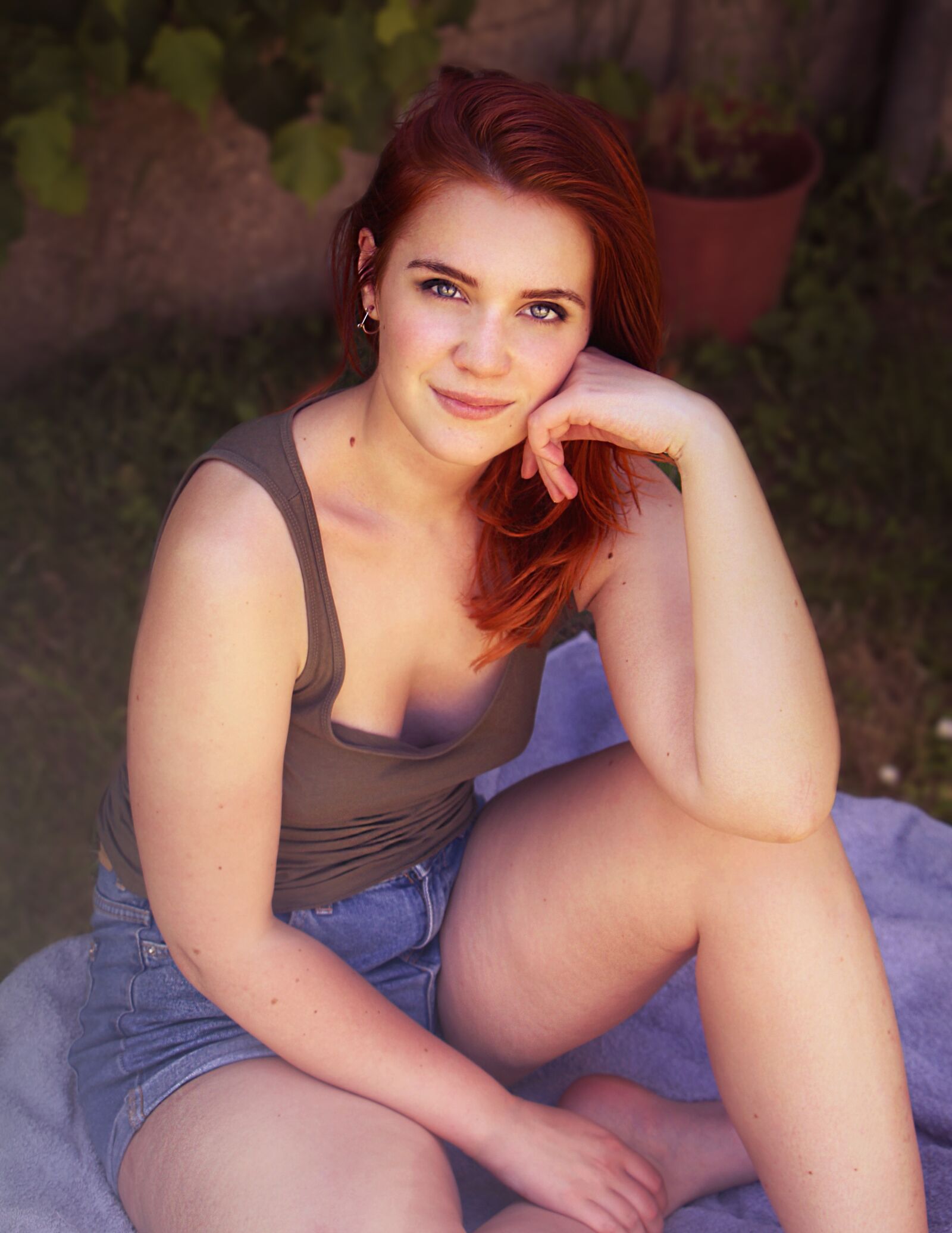 Canon EOS 700D (EOS Rebel T5i / EOS Kiss X7i) sample photo. Woman, natural, blue eyes photography