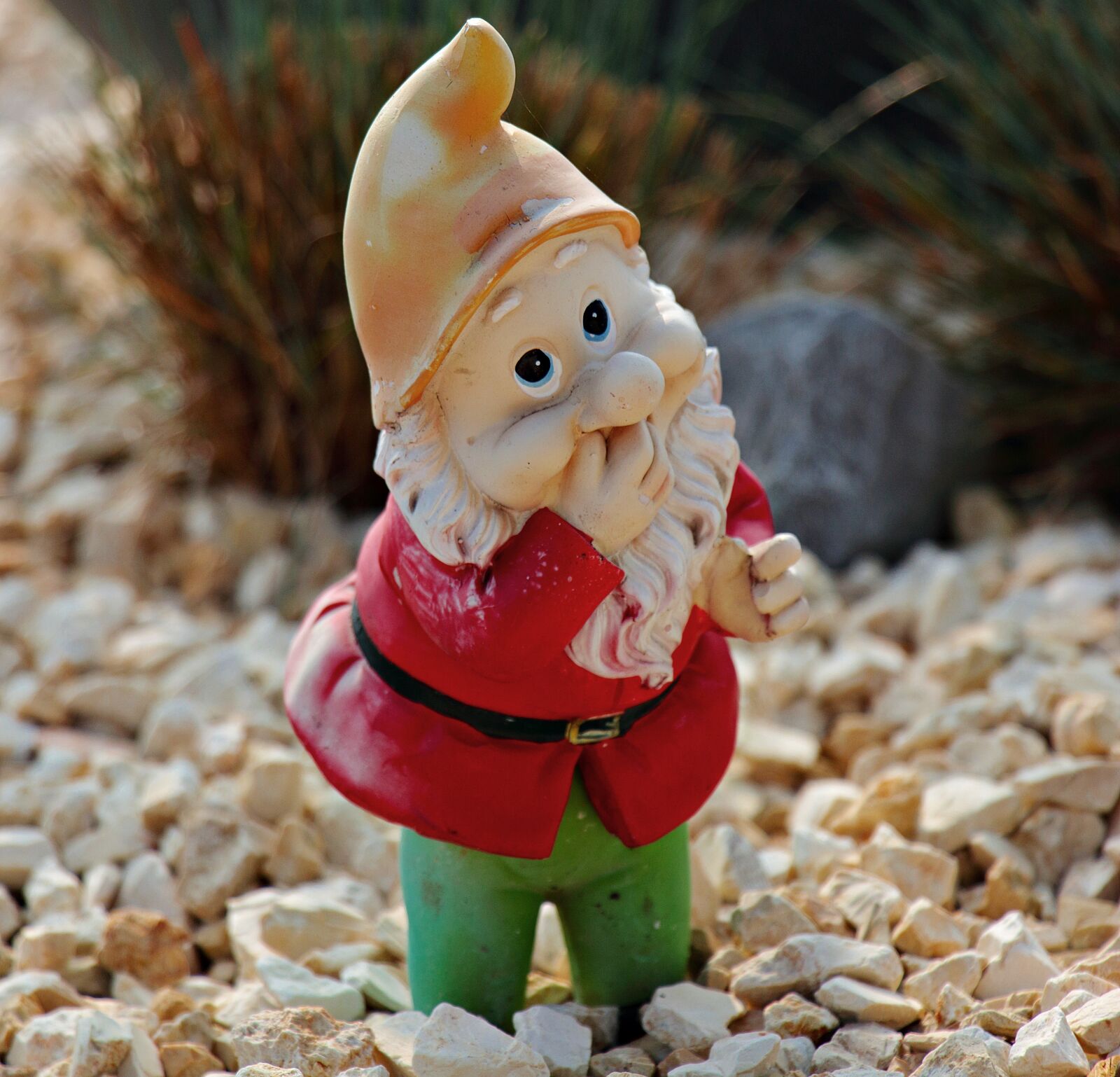Canon EOS 100D (EOS Rebel SL1 / EOS Kiss X7) sample photo. Garden gnome, dwarf, decoration photography