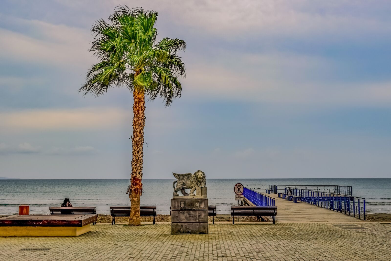 Nikon D3300 sample photo. Cyprus, larnaca, promenade photography