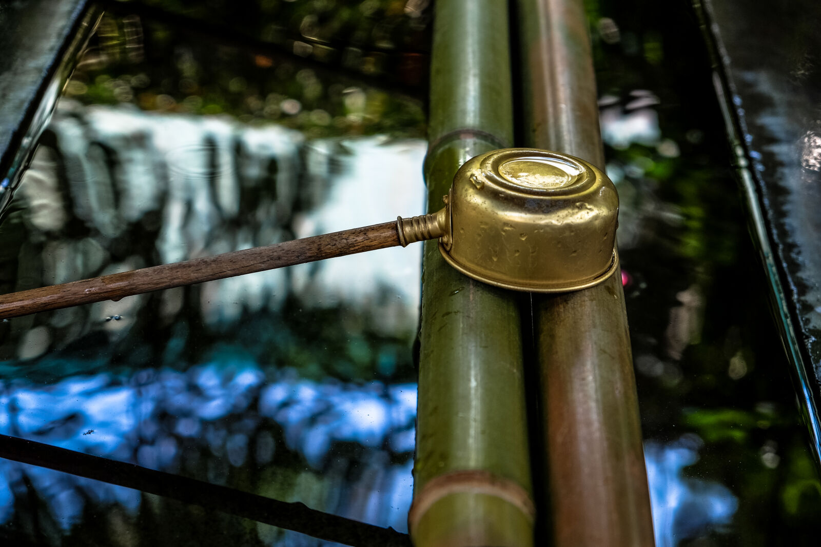 Fujifilm X-E2 sample photo. Asia, bamboo, brass, close photography
