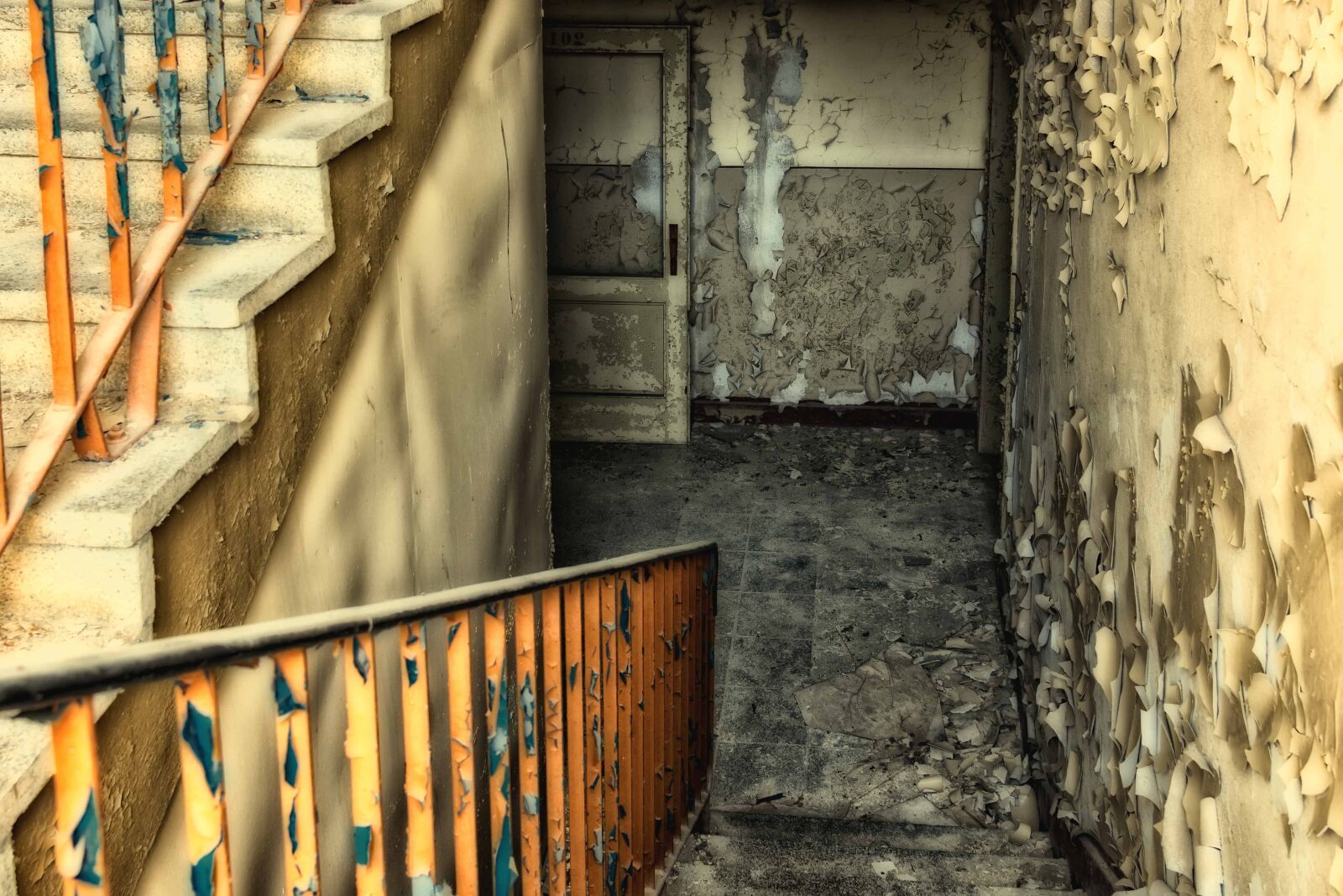 Nikon D3300 sample photo. Fence, stairs, old, architecture photography