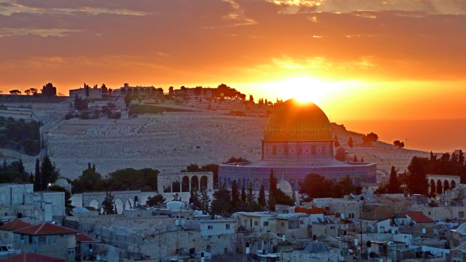 Panasonic Lumix DMC-FZ40 (Lumix DMC-FZ45) sample photo. Panoramic, sunrise, jerusalem photography