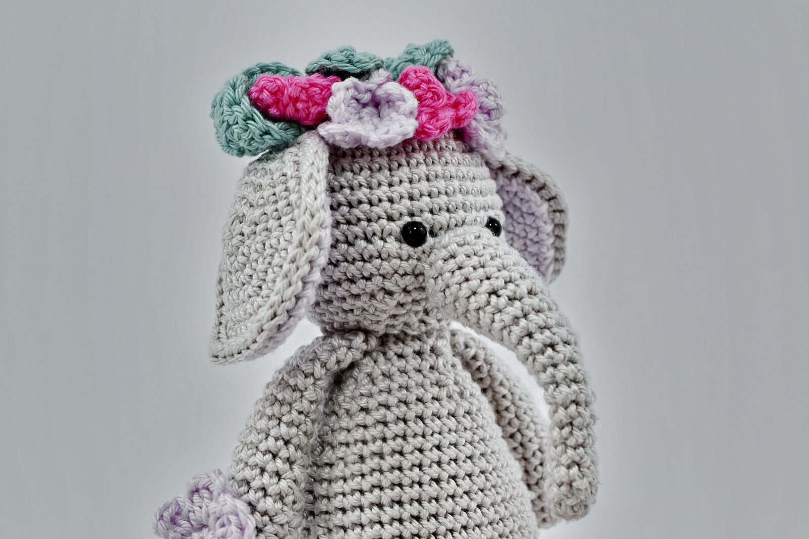 Nikon D5500 sample photo. Doll, elephant, handmade, knitting photography