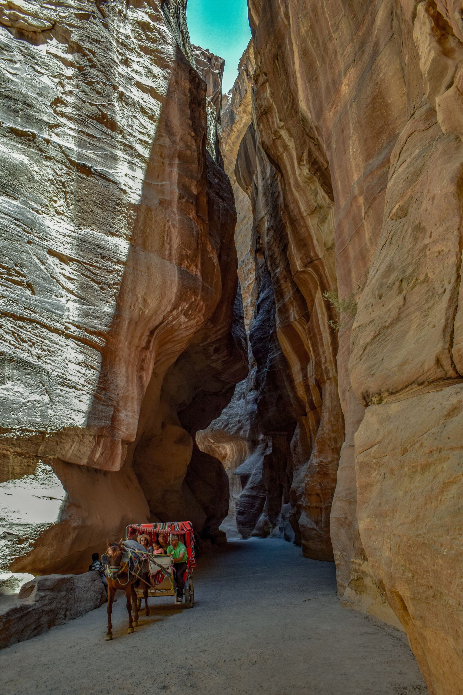 Nikon D3300 sample photo. Al siq canyon, canyon photography