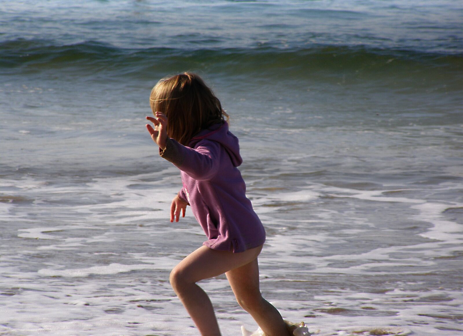 Olympus SP510UZ sample photo. Beach, girl, brittany photography