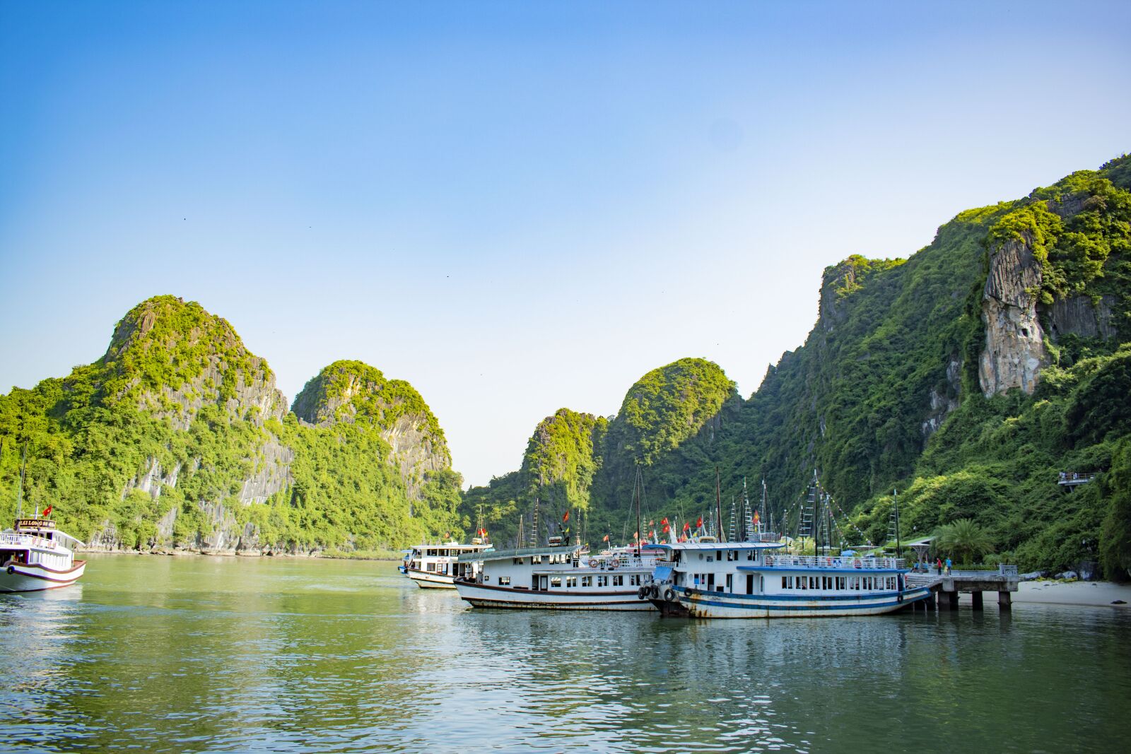 Nikon D3500 sample photo. Halong bay, blue sky photography