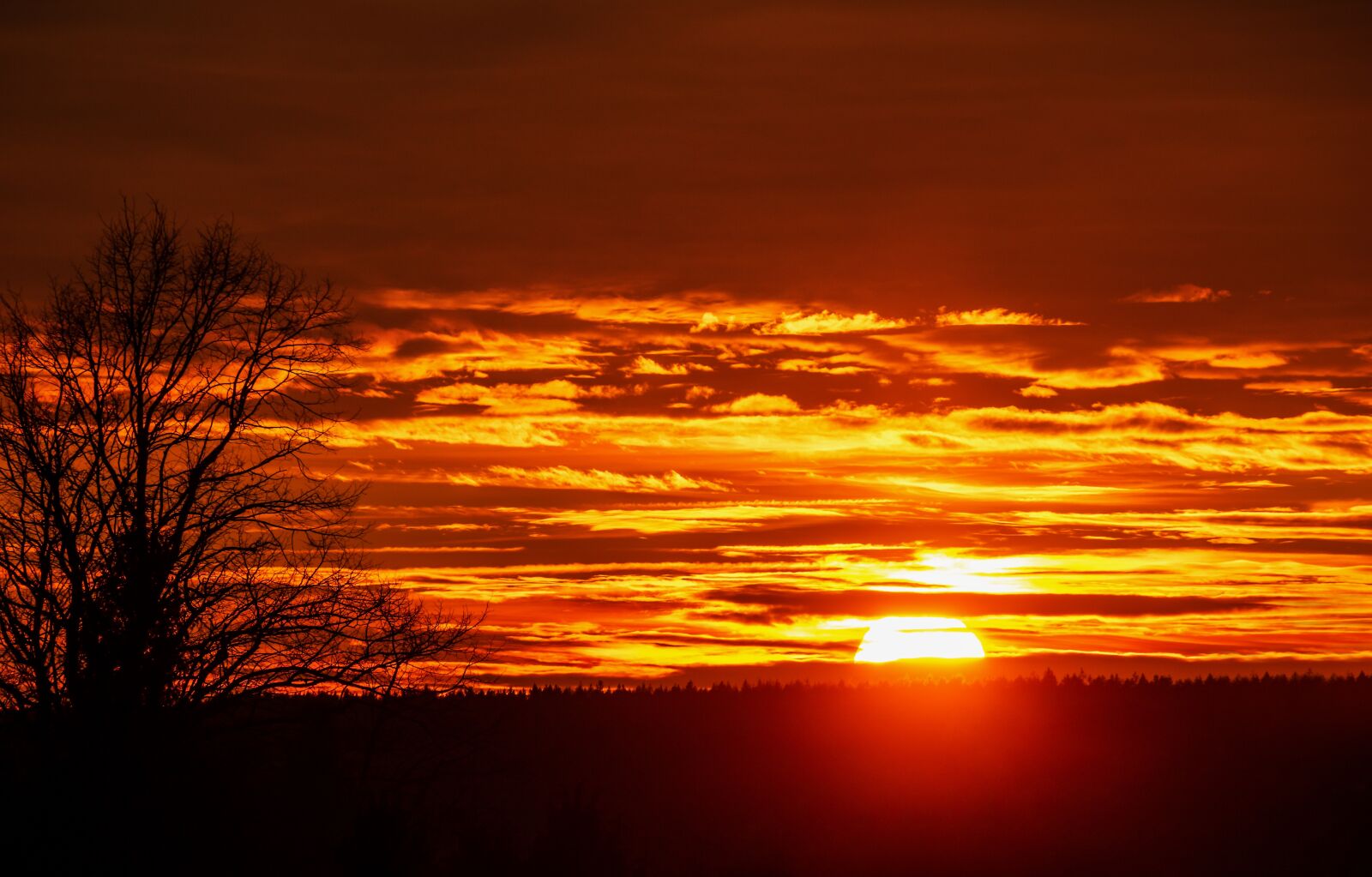 Canon EOS 750D (EOS Rebel T6i / EOS Kiss X8i) sample photo. Setting sun, sunset, clouds photography