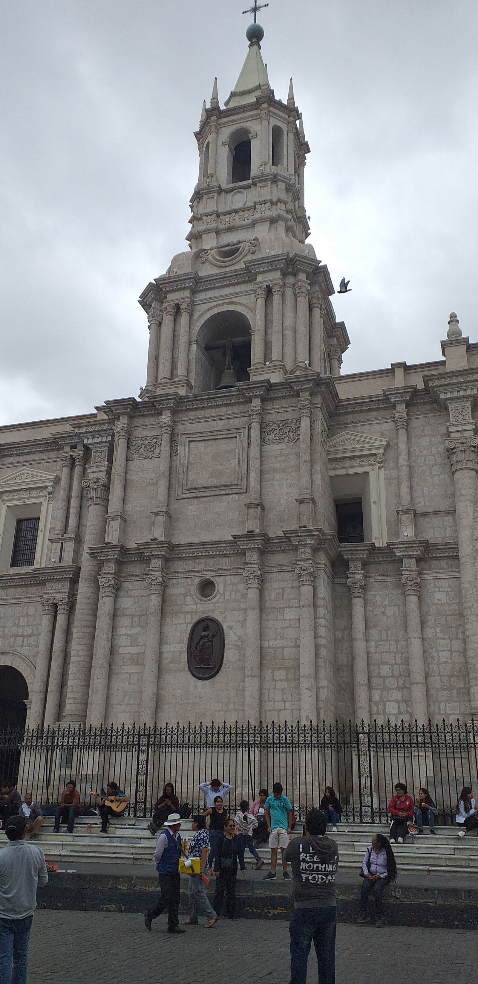 Samsung Galaxy J4+ sample photo. Arequipa, plaza, cathedral photography