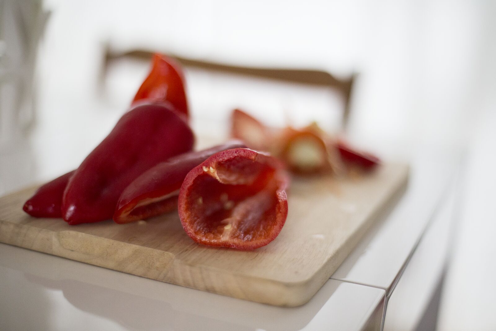 Canon EOS 6D + Canon EF 50mm F1.4 USM sample photo. Bell, pepper, cooking, food photography