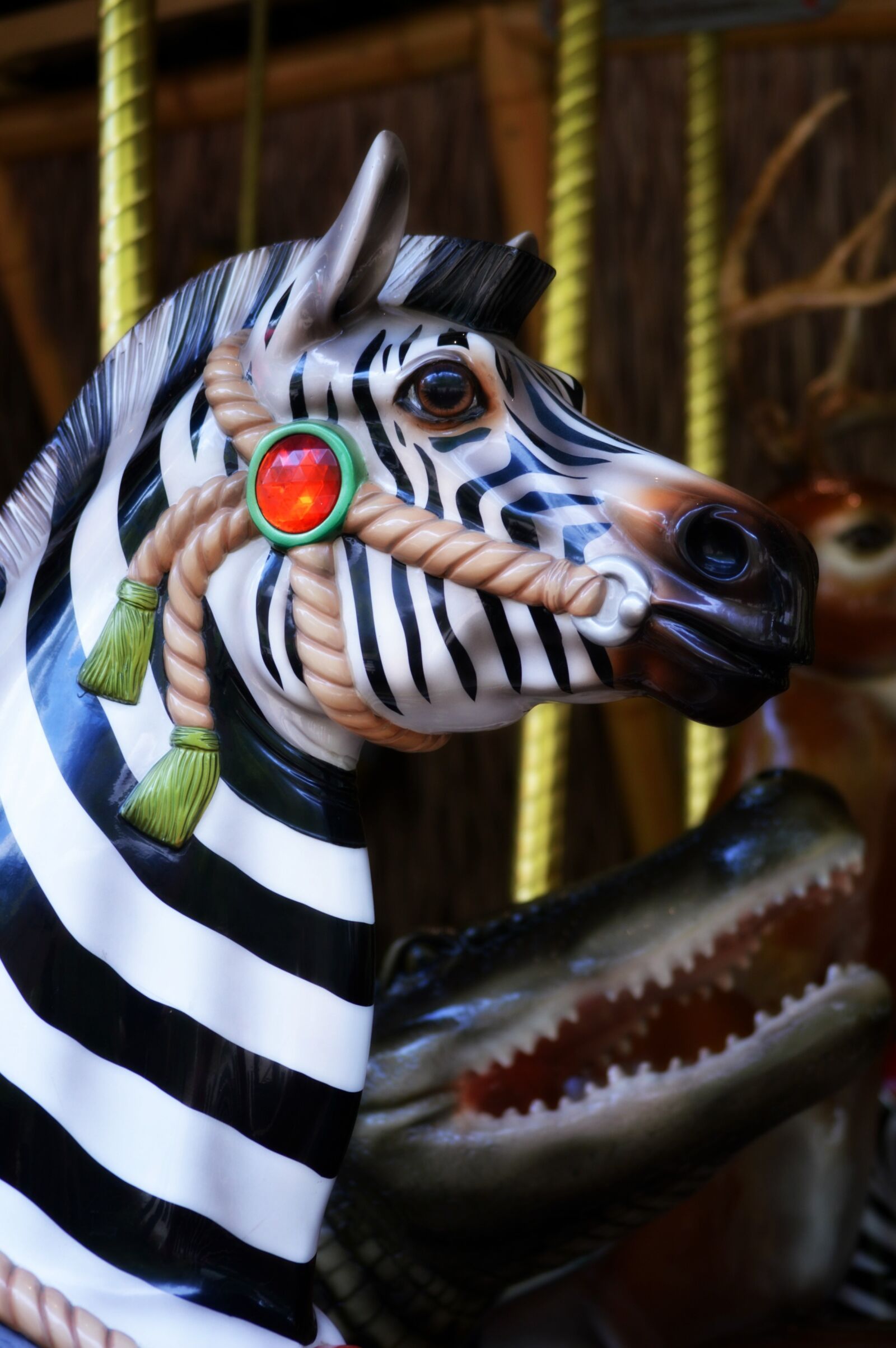 Nikon D3200 sample photo. Carousel, zebra, ride photography