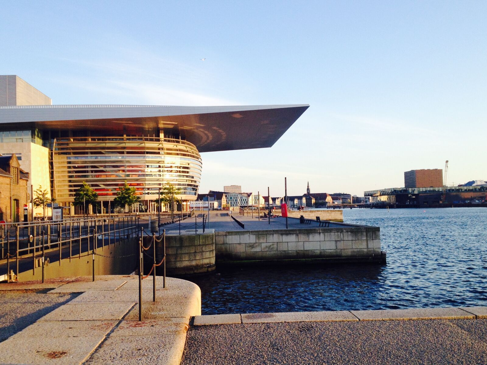 iPhone 4S back camera 4.28mm f/2.4 sample photo. Copenhagen, opera, architecture photography