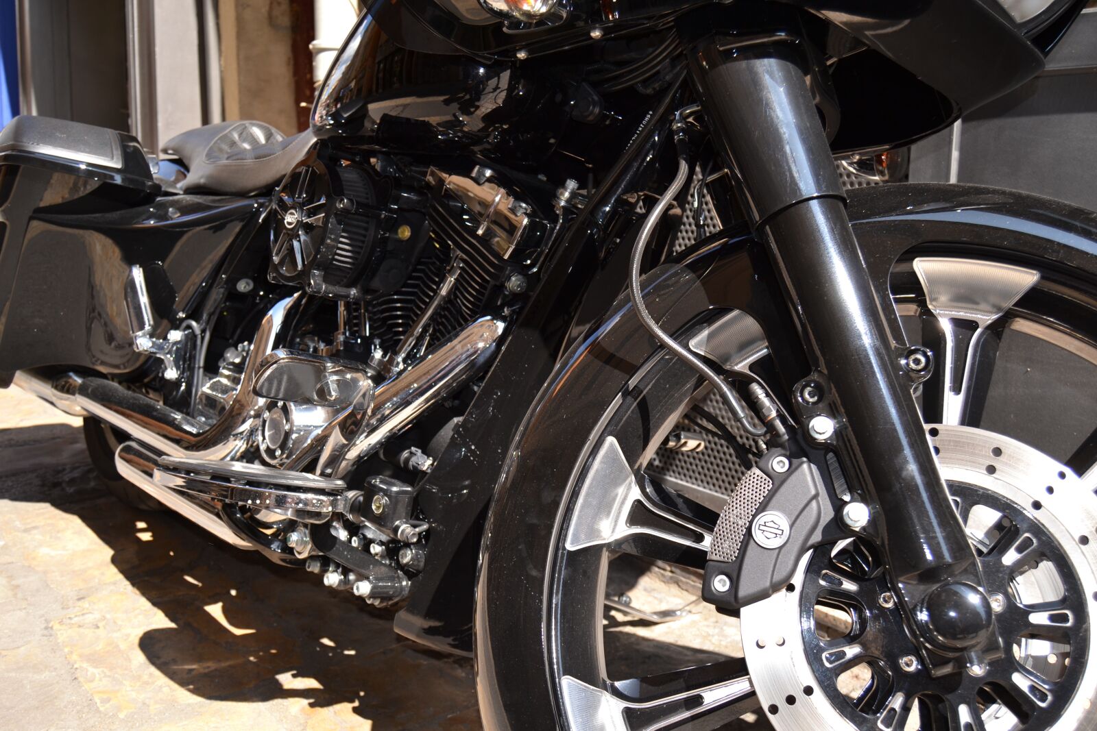 Nikon D3100 sample photo. Motorcycle, harley davidson, black photography