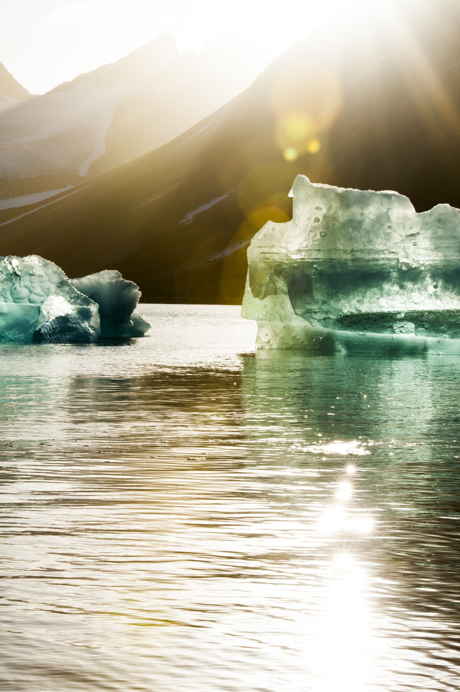 Nikon D700 sample photo. Icebergs, norway, scandinavia photography