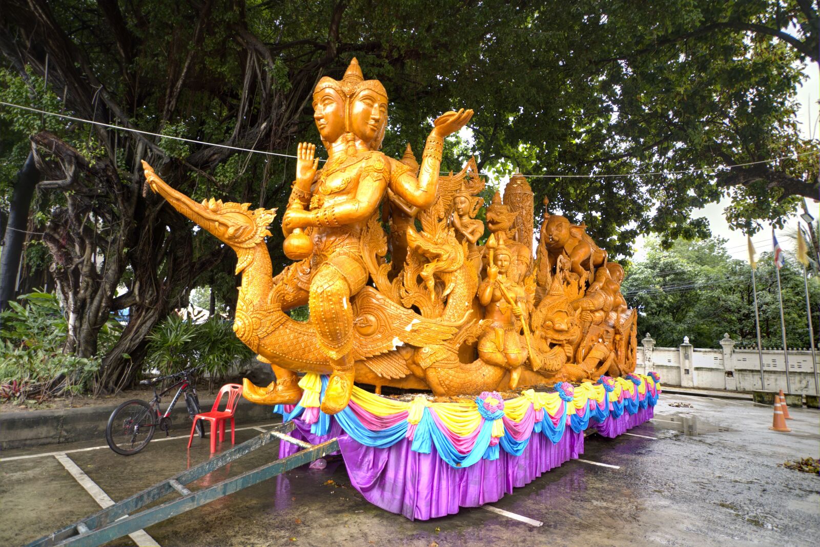 Nikon D7200 sample photo. Large candle, ubon ratchathani photography