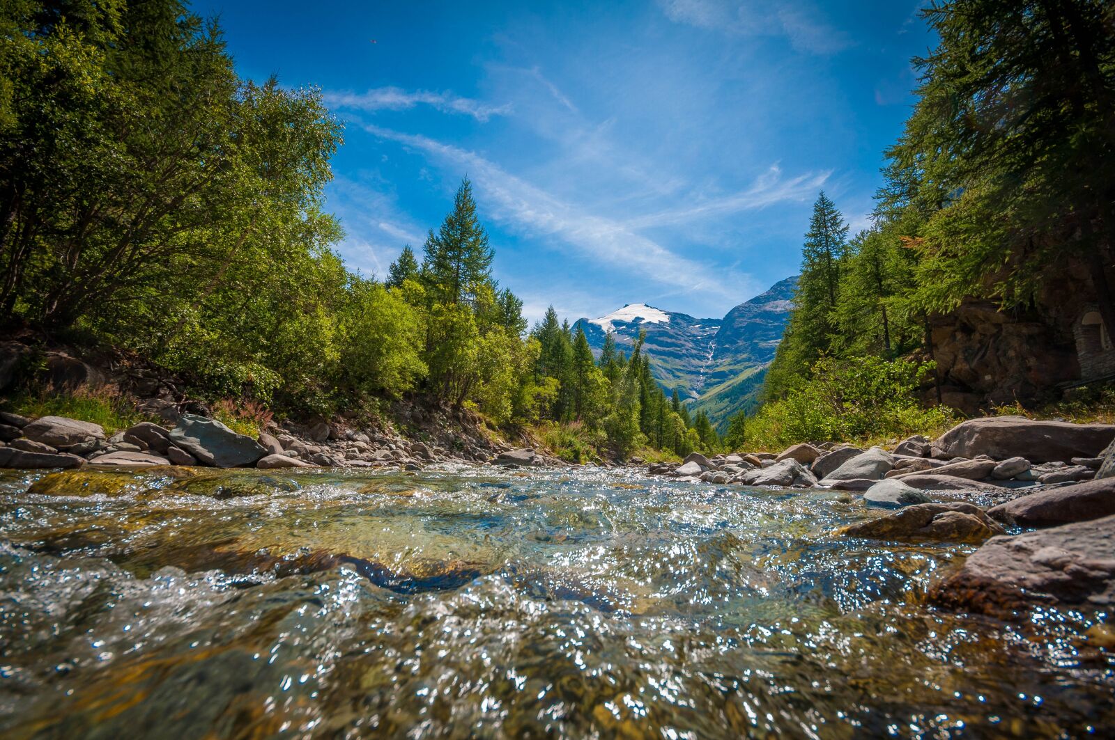 Nikon D90 sample photo. Alps, savoie, torrent photography