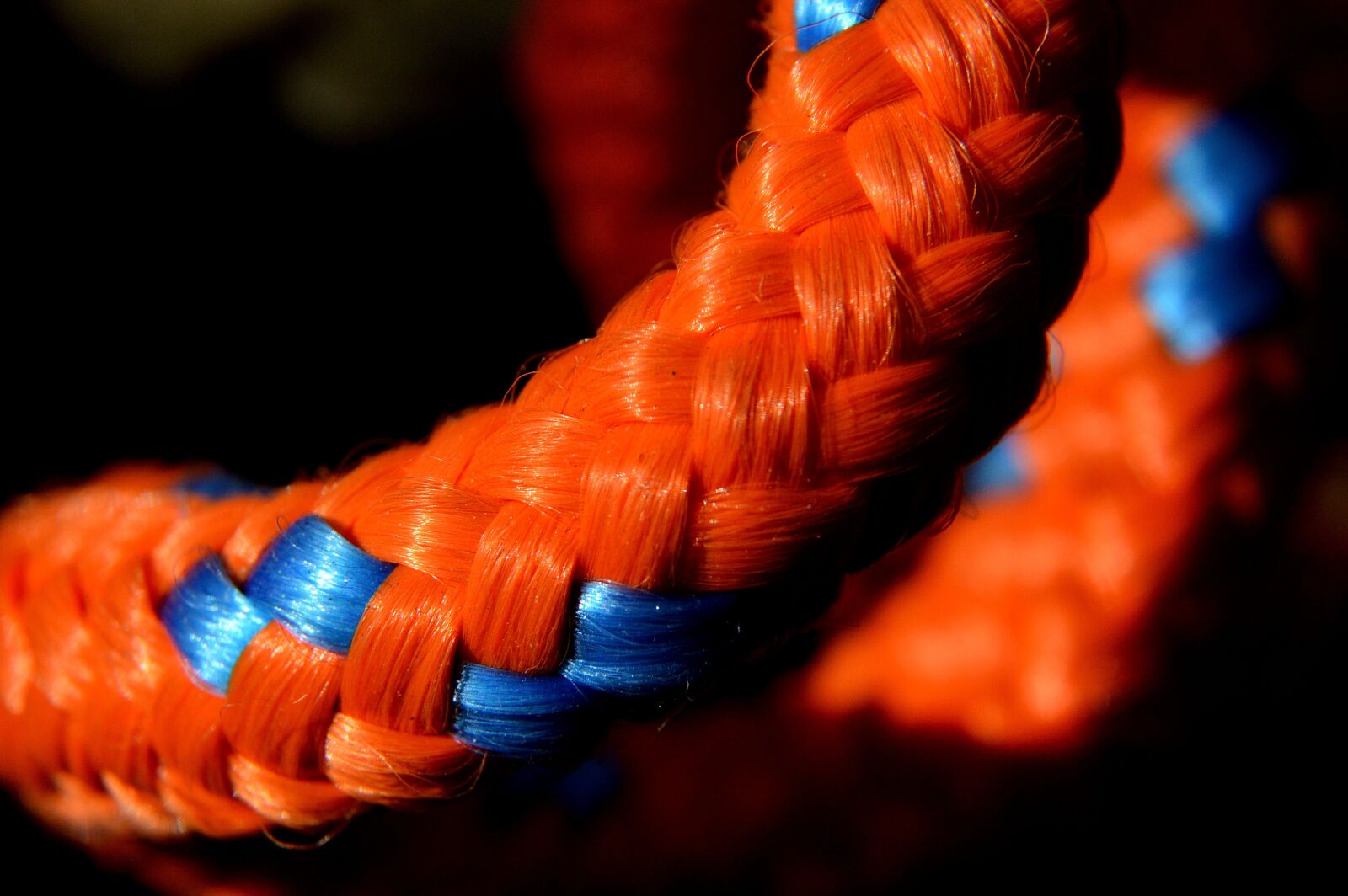 Nikon D3200 sample photo. Rope, string, orange photography