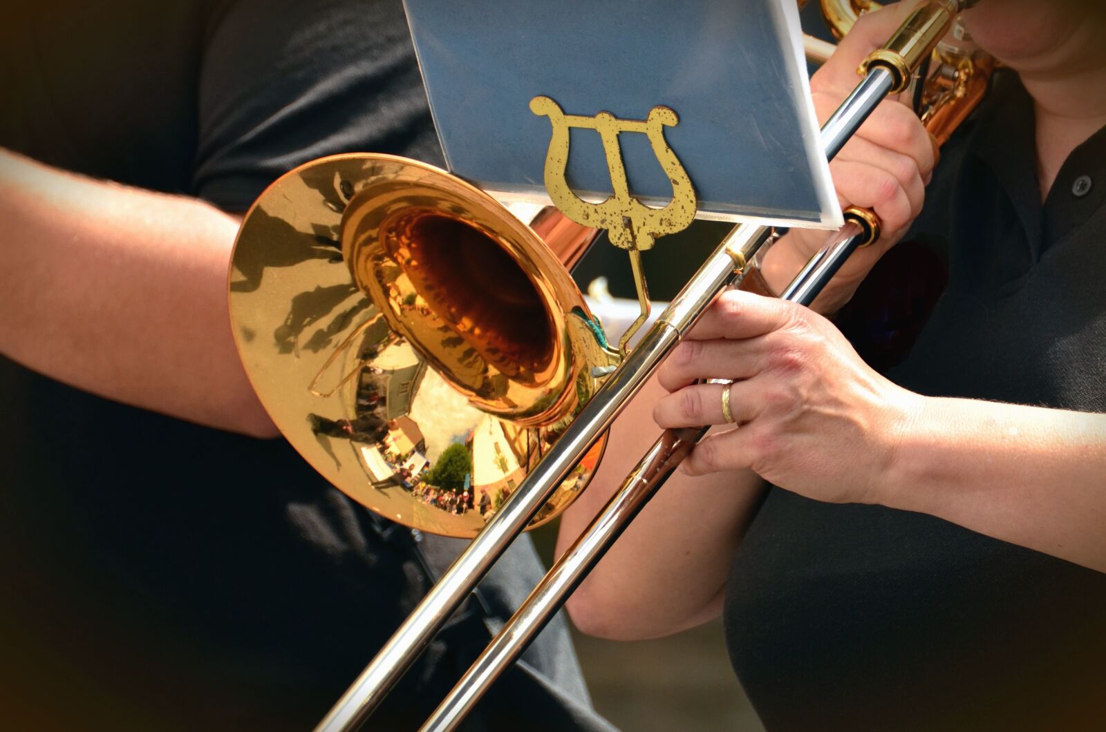 Nikon D5100 sample photo. Trumpet, brass instrument, music photography