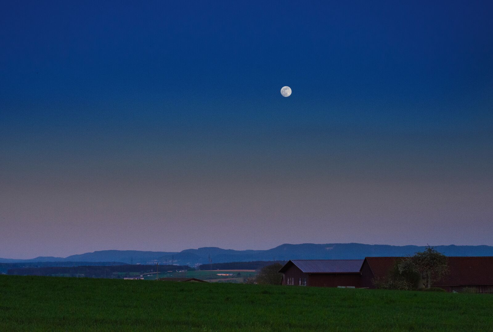 Nikon D7200 sample photo. Moon, evening, night photography