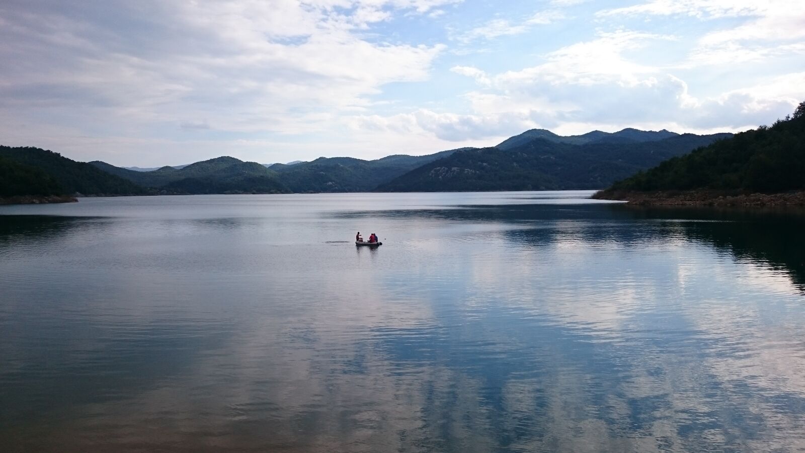 Sony Xperia Z3 sample photo. Boat, croatia, fishing, lake photography