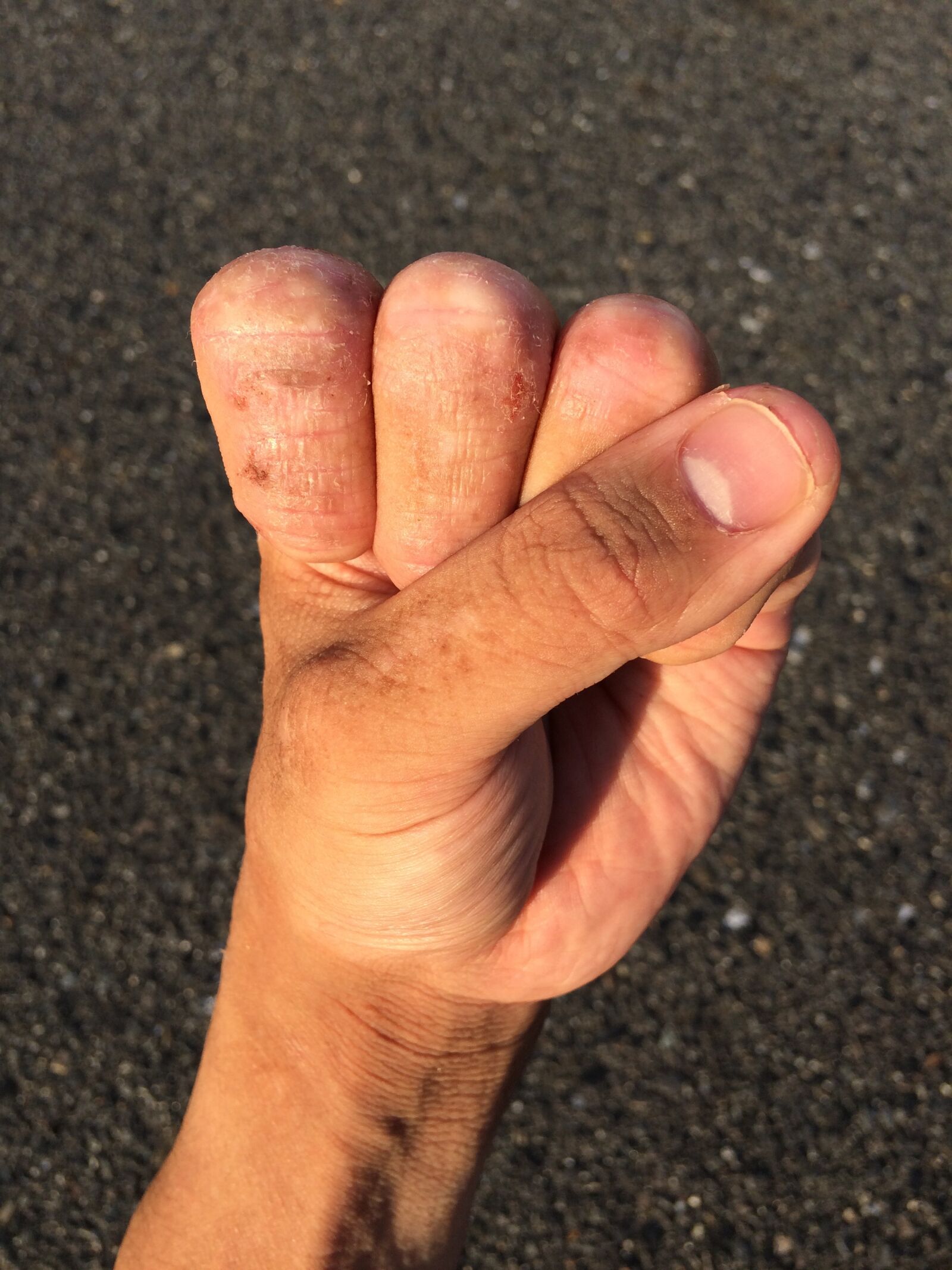 Apple iPhone 5s sample photo. Hand, finger, nail photography