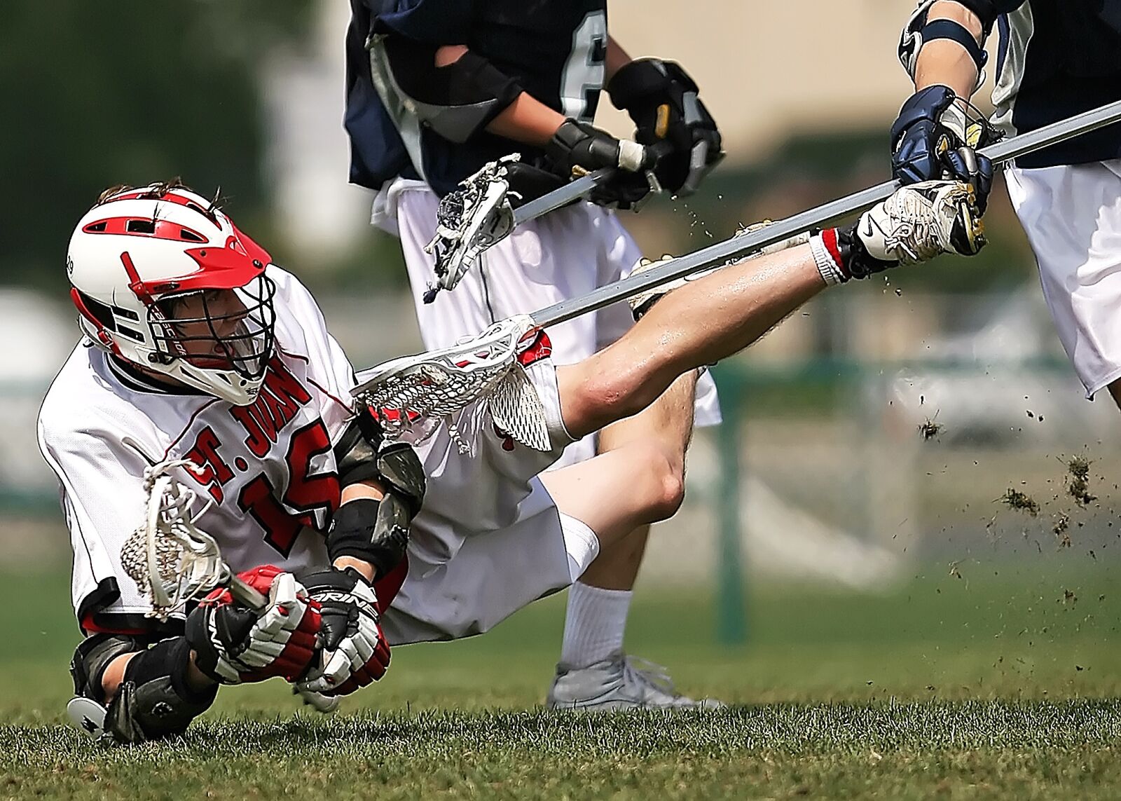 Canon EOS 20D sample photo. Lacrosse, winning shot, goal photography