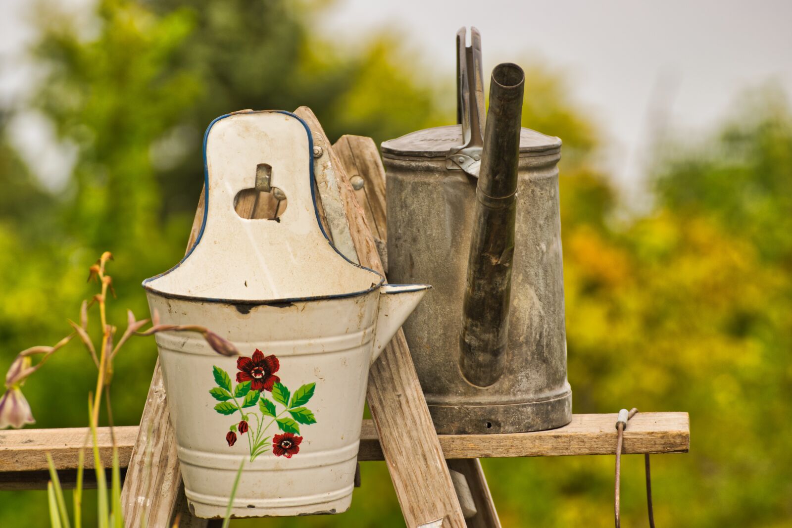 Nikon D5300 sample photo. Old, junk, bucket photography