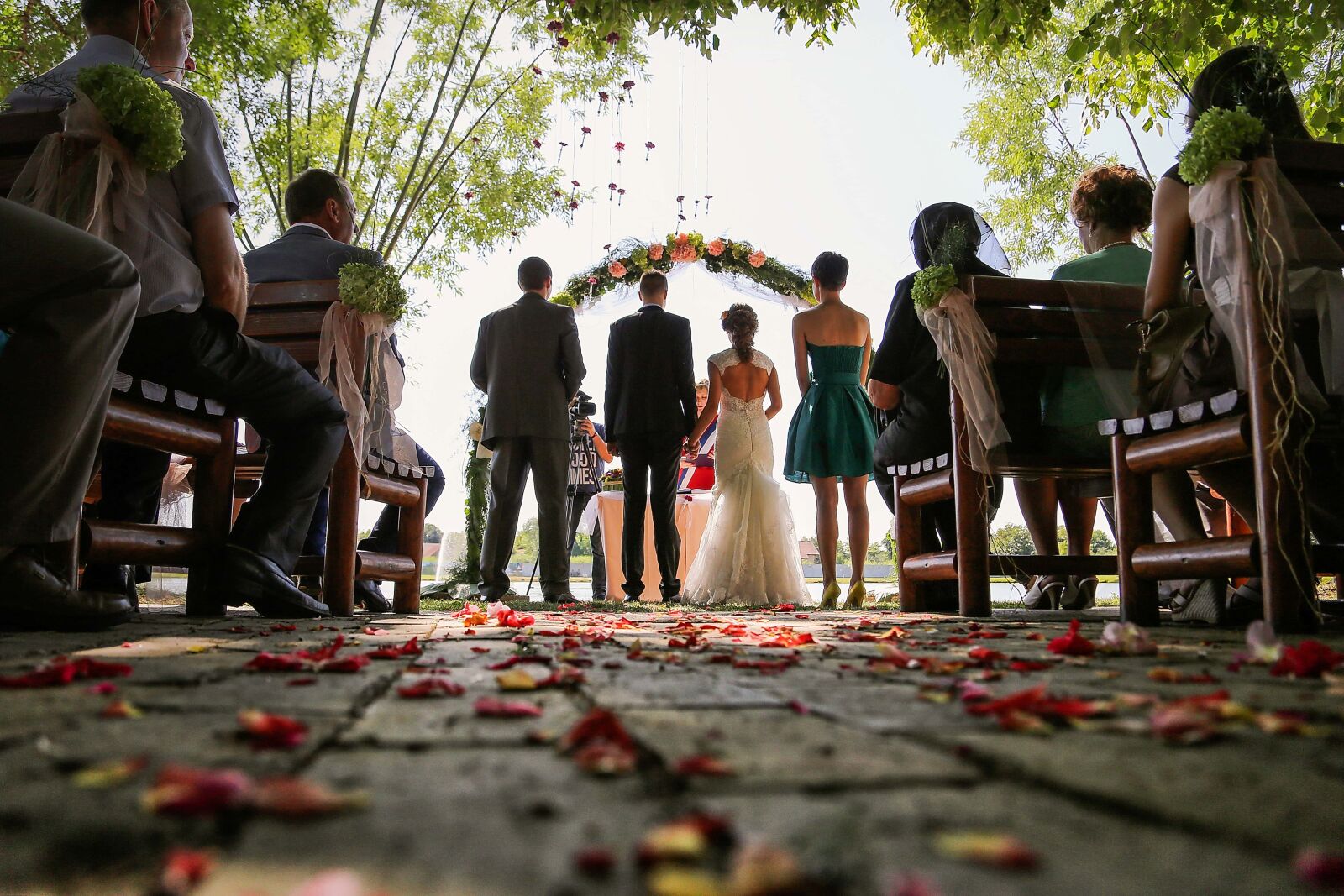 Canon EF 24-105mm F4L IS USM sample photo. Wedding, ceremony, official, marriage photography