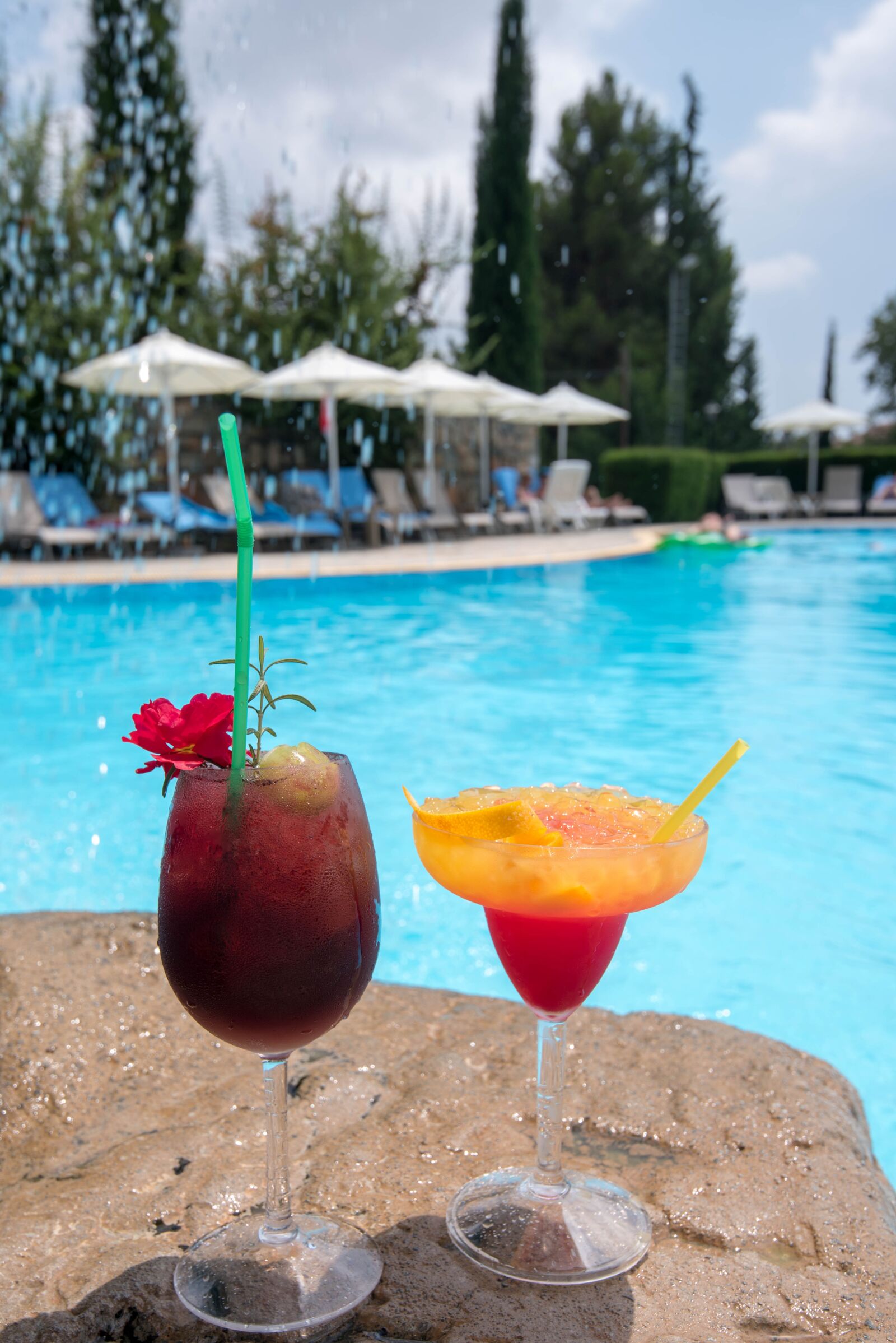 Nikon D750 sample photo. Cocktails, drinks, pool photography