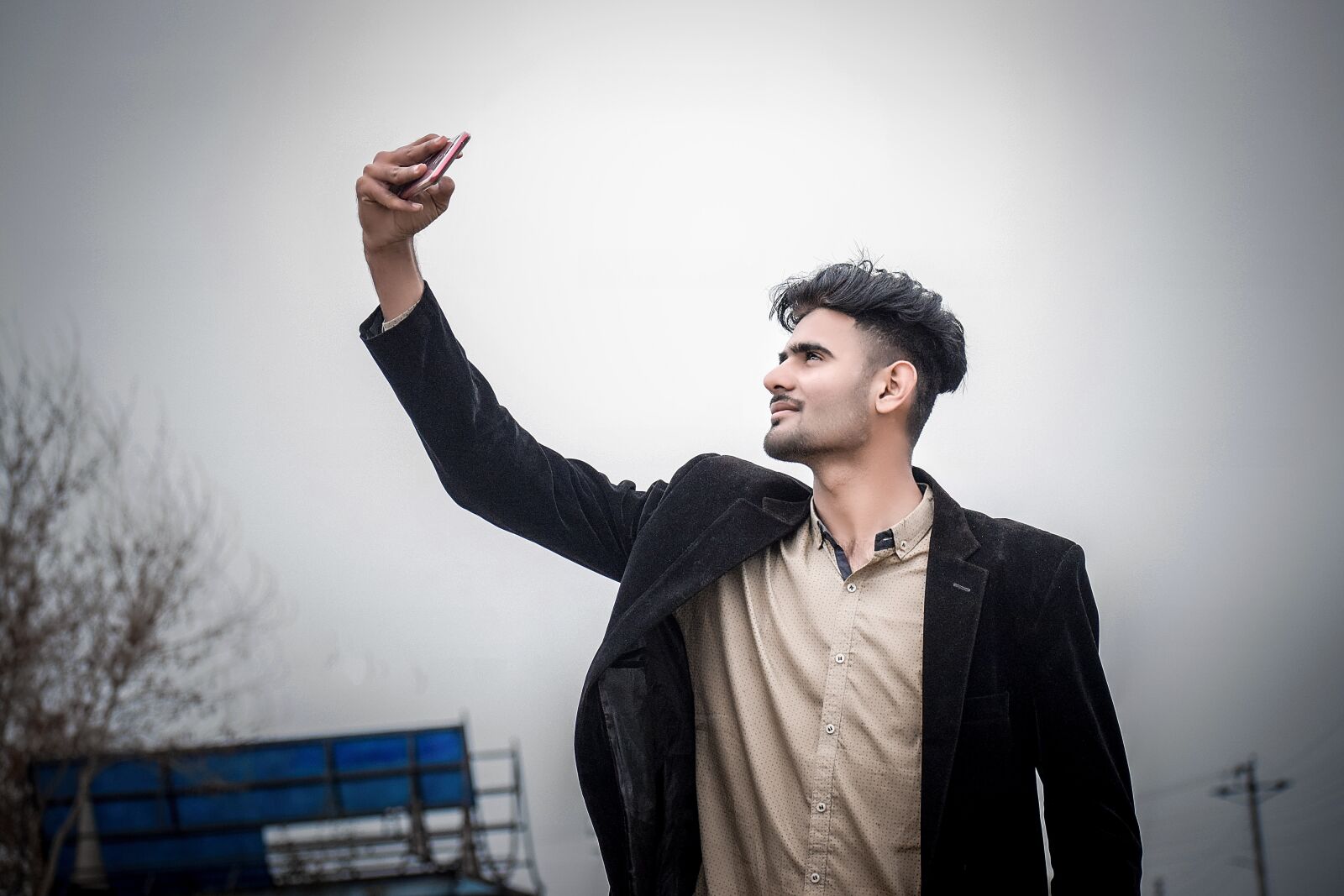 Nikon D5300 sample photo. Selfie, young, phone photography