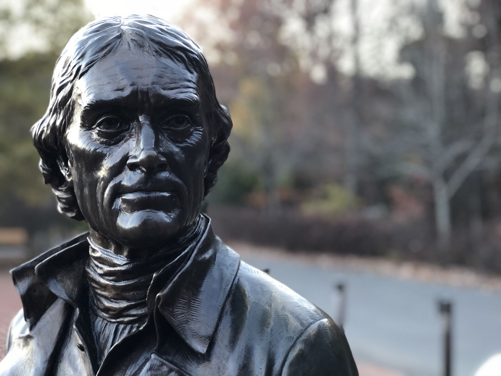 iPhone 8 Plus back dual camera 6.6mm f/2.8 sample photo. Thomas jefferson, president, united photography