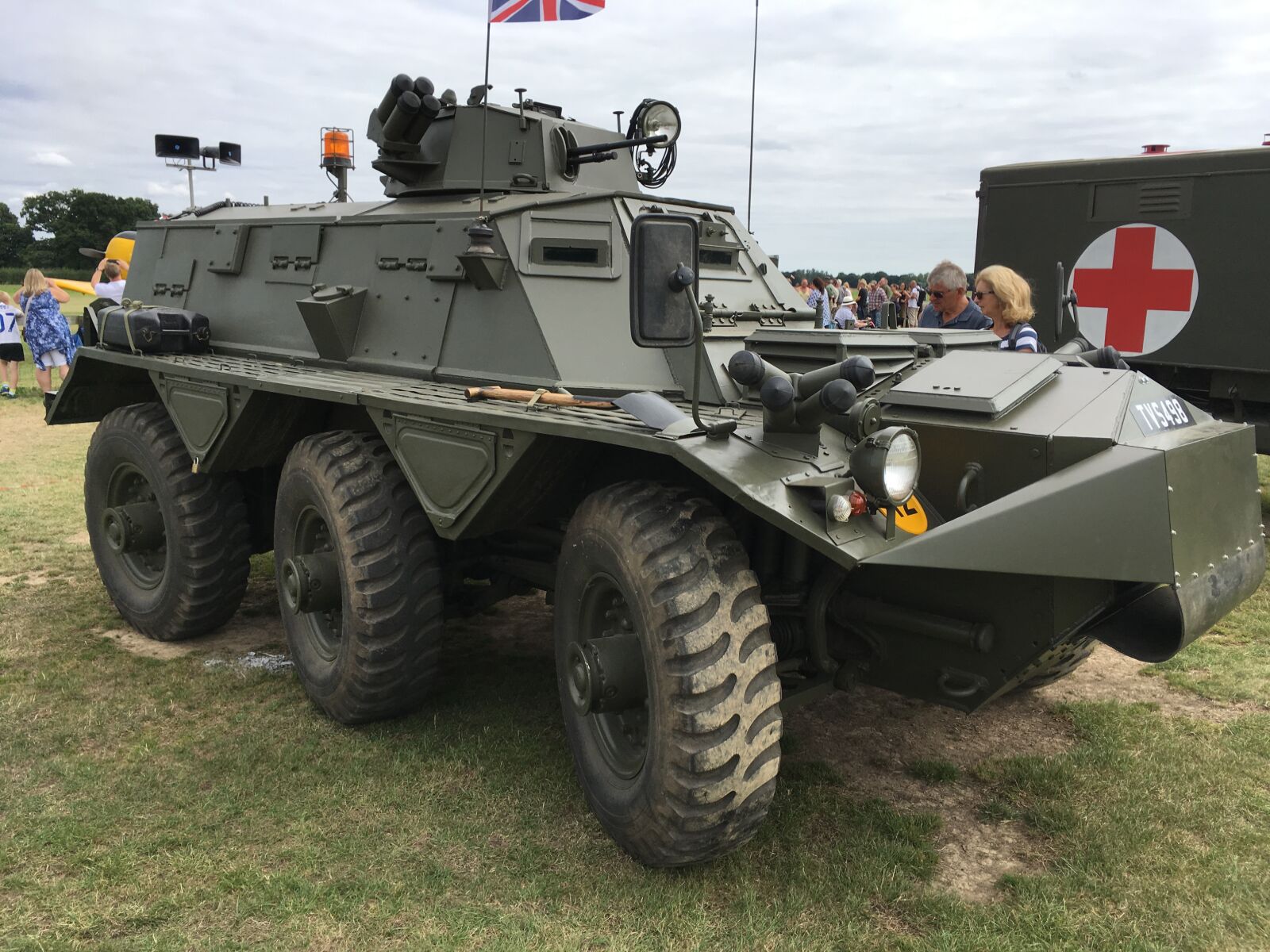 iPhone SE back camera 4.15mm f/2.2 sample photo. Armoured, military, saracen photography