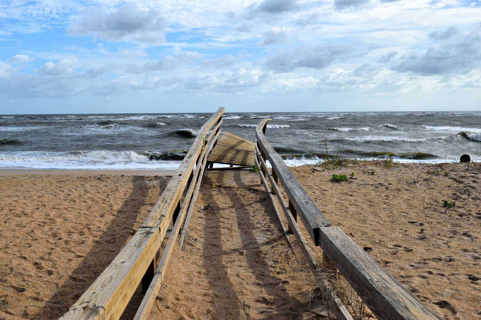 Nikon D3300 sample photo. Hurricane irma, damage, boardwalk photography