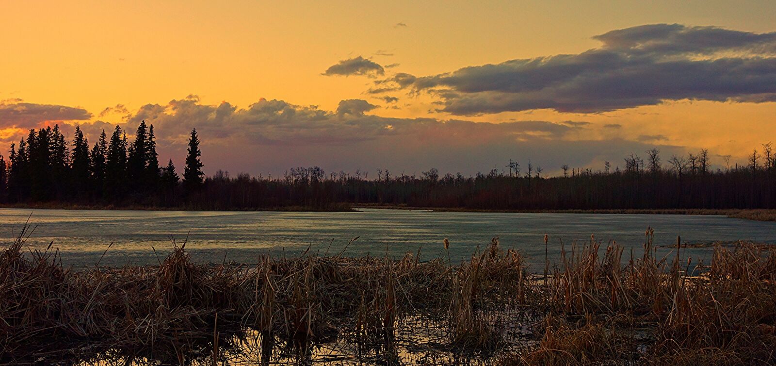 Sony Cyber-shot DSC-RX100 sample photo. Sunset, lake, landscape photography
