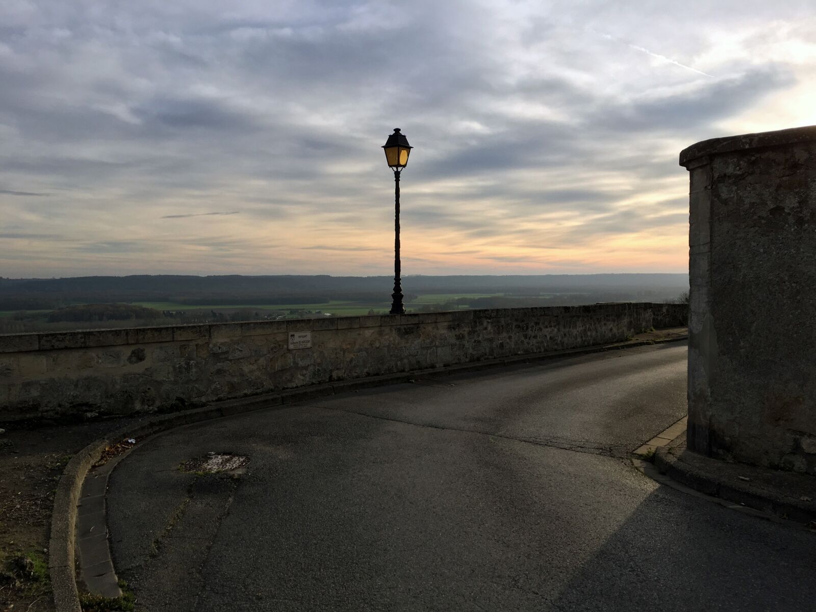 Apple iPhone 6s sample photo. Landscape, view, floor lamp photography
